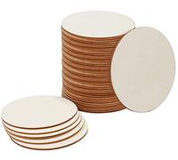 Dischi Legno Circolare, 30 Pezzi da 10 cm, Spessore 2 mm - Cerchi per Decorazioni, Artigianato, Ornamenti e Sottobicchieri