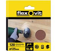 Dischi Montabili Flexovit 63642526383 125Mm Fini 120G - Confezione Da 10