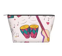 Dischi musicali La musica blues è il tema della mia vita, Borsa da toilette Borsa per trucco Borsa per cosmetici Borsa da toilette da viaggio portatile
