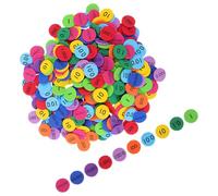 Dischi Numerici Eva per Valori Posizionali 3 Set, Gioco Didattico | Blocchi di Valore Posizionale, per Contare e Ordinare, Riconoscimento dei Colori per Ragazzo Ragazza