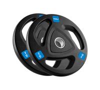 Rebel Set di carichi in ghisa gommata 2x15kg Foro Olimpico 51 mm RBA-2111