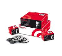 Dischi + Pastiglie Freno Anteriori Brembo per Alfa 147 1.6 Twinspark 120 Hp