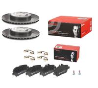 Dischi + Pastiglie Freno Anteriori Brembo per Mini R56 Clubman R55 Cooper D One
