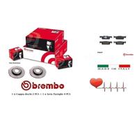 Dischi + Pastiglie Freno Anteriori Brembo Smart Forfour 453 1.0 52 Kw 2014