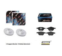 Dischi Pastiglie Freno Anteriori per Ford Focus III 1.6 LPG 88 Kw 120 Hp
