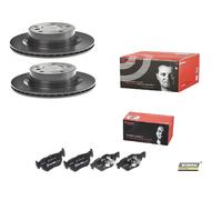 Dischi + Pastiglie Freno Brembo Posteriori per Bmw 1 E87 118d 100 105 Kw