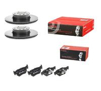 Dischi Pastiglie Freno Posteriori Brembo per Bmw X1 E84 sDrive 18d 105 Kw