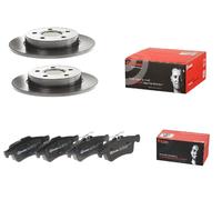Dischi Pastiglie Freno Posteriori Brembo per Ford Focus II C-MAX 1.6 TDCi 90 Hp