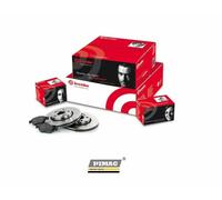 Dischi Pastiglie Freno Posteriori Brembo per Mazda 3 BK 1.6 D Turbo 80 Kw 109 Hp