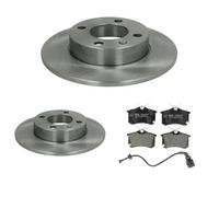 Dischi Pastiglie POSTERIORE ABE (232mm) per VW LUPO 1998-2005