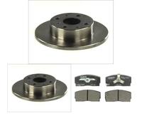 Dischi Pastiglie POSTERIORE ABE (234mm) per DAIHATSU CHARADE III, CHARADE II