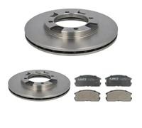 Dischi Pastiglie POSTERIORE ABE (236mm) per MITSUBISHI LANCER IV, COLT III