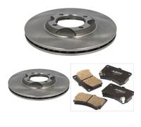Dischi Pastiglie POSTERIORE ABE (238mm) per MAZDA 323 III 1985-1989, 1985-2004
