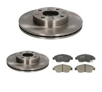 Dischi Pastiglie POSTERIORE ABE (242mm) per HONDA CIVIC IV 1987-1991
