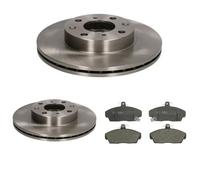 Dischi Pastiglie POSTERIORE ABE (242mm) per HONDA CIVIC IV 1987-1991