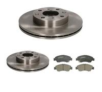 Dischi Pastiglie POSTERIORE ABE (242mm) per HONDA CIVIC V, CRX III 1992-1998