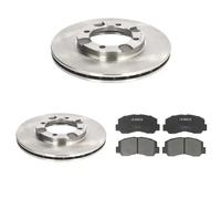 Dischi Pastiglie POSTERIORE ABE (242mm) per MITSUBISHI SAPPORO II 1987-1990