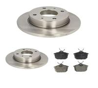 Dischi Pastiglie POSTERIORE ABE (250mm) per MITSUBISHI COLT VI 2002-2012