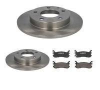 Set di pastiglie freno ABE C23009ABE, posteriore