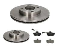 Dischi Pastiglie POSTERIORE ABE (256mm) per AUDI 80 B3, 100 C2, 100 C3