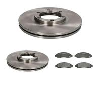 Dischi Pastiglie POSTERIORE ABE (257mm) per ISUZU D-MAX 2002-2012