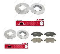 Dischi Pastiglie POSTERIORE ABE (259mm) per HONDA CIVIC VI 1995-2000, 1995-2001