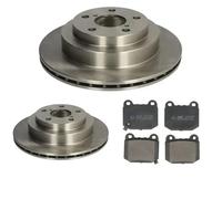 Set di pastiglie freno ABE C27008ABE, posteriore