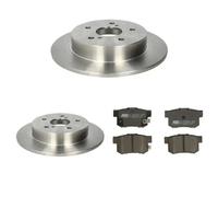 Dischi Pastiglie POSTERIORE ABE (278mm) per SUZUKI, FIAT SWIFT III, SEDICI, SX4