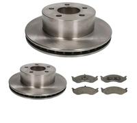 Dischi Pastiglie POSTERIORE ABE (280mm) per JEEP WRANGLER I, CHEROKEE XJ II,