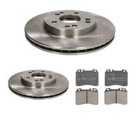 Set di pastiglie freno ABE C1M008ABE, anteriore