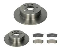 Set di pastiglie freno ABE C22010ABE, posteriore