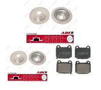Set di pastiglie freno ABE C27008ABE, posteriore