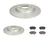 Set di pastiglie freno ABE C2A010ABE, posteriore