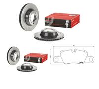 Brembo Set di pastiglie freno P 65 020 – Posteriore per Porsche Panamera (970/971)