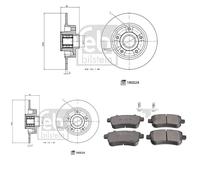 Set di pastiglie freno FEBI BILSTEIN 16784, posteriore