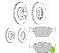 Dischi Pastiglie POSTERIORE FERODO (324mm) per BMW 5 E61 2003-2010