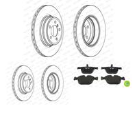 Dischi Pastiglie POSTERIORE FERODO (345mm) per BMW 7 E65, E66, E67 2001-2008