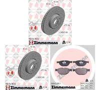 Dischi Pastiglie POSTERIORE ZIMMERMANN (348mm) per BMW 6 F06, 5 F10, 5 F11, 6