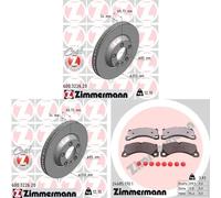 ZIMMERMANN 24685.170.1 Kit pastiglie freni