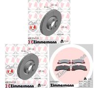Dischi Pastiglie POSTERIORE ZIMMERMANN (360mm) per VW, PORSCHE CAYENNE II,