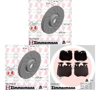 Dischi Pastiglie POSTERIORE ZIMMERMANN (395mm) per BMW 8 G16 F93, 5 G31, 8 G14