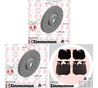 Dischi Pastiglie POSTERIORE ZIMMERMANN (395mm) per BMW X5 G05, F95, 6 G32, 5