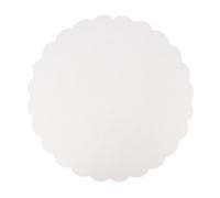Dischi Piani Ø 29 Cm Bianco Cartone - 250 Unità