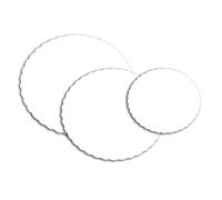 Dischi Piani Ø 32 Cm Bianco Cartone - 250 Unità