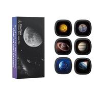 Dischi Realistici - Dischi per Ainael Galaxy Proiettore, 5k Ultra HD Slide per Planetario Domestico, Set di 6 Dischi Senza Proiettore (Solar System 1)