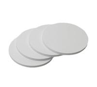 Dischi rotondi in plastica ABS bianca da 4 pezzi 220 mm 1-5 mm Modelli architettonici fai-da-te(Thickness 2mm)