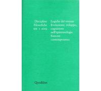 Discipline filosofiche. Logiche del vivente (2009) (Vol. 1)