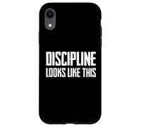 Discipline Looks Like This Custodia per iPhone XR