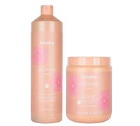 Discipline Set Anti-Crespo, Shampoo e Maschera, adatto per capelli crespi e ribelli Con Olio di Argan, Semi di Lino e burro di Karitè, 1000ml