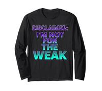 Disclaimer I'm Not for The Deak Retro Synthwave Design Maglia a Manica